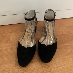 Black Suede Sam Edelman Shoes Size 6.5